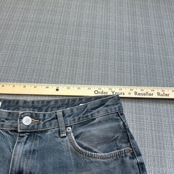 Zara High Rise Wide Leg Jeans Womens 8 Baggy Grey Modern Indie 90s Revival - Picture 7 of 11